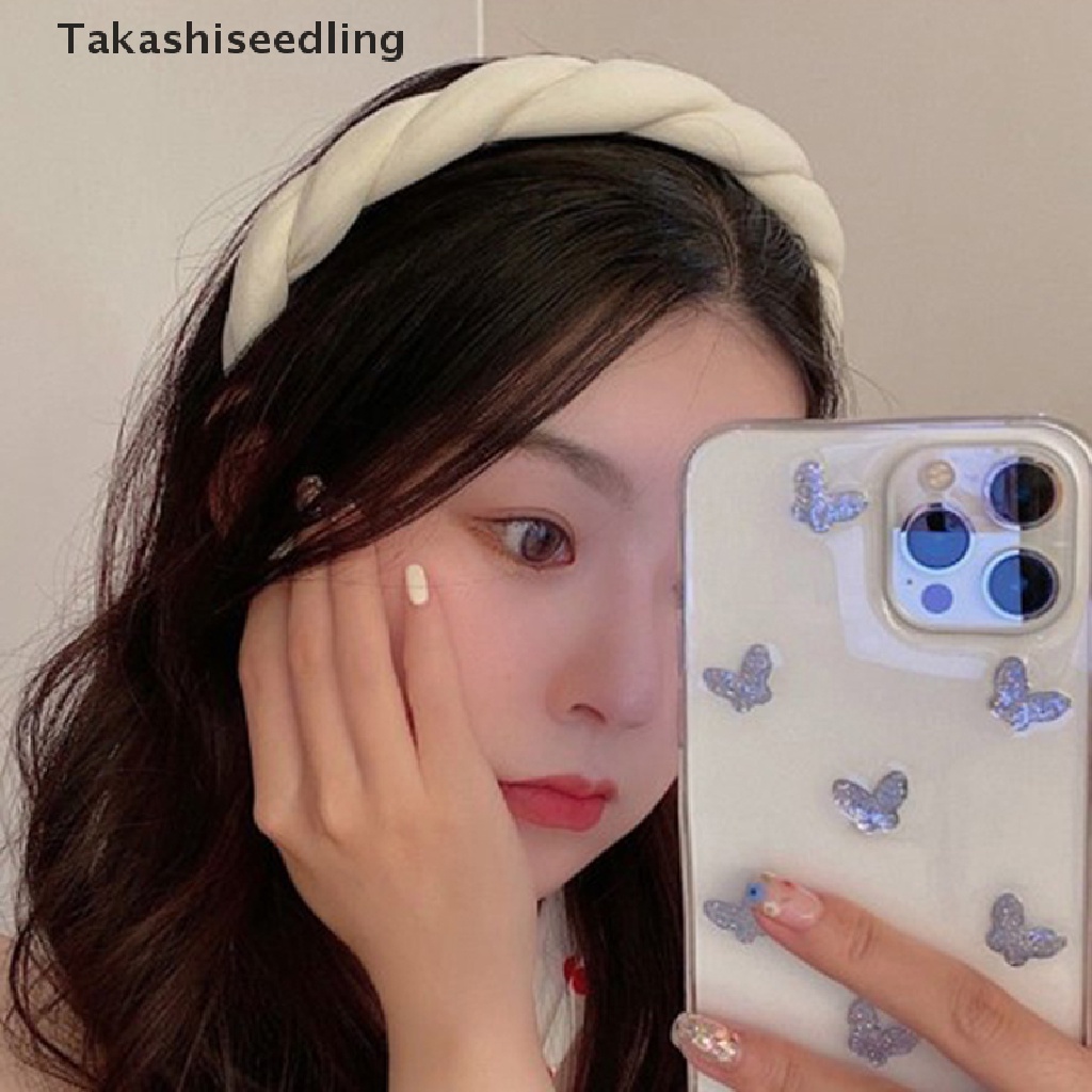 Cài tóc màu trơn kiểu xoắn thời trang cho nữ