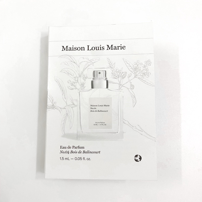 Vial mẫu thử nước hoa Maison Louis Marie 1.5ml