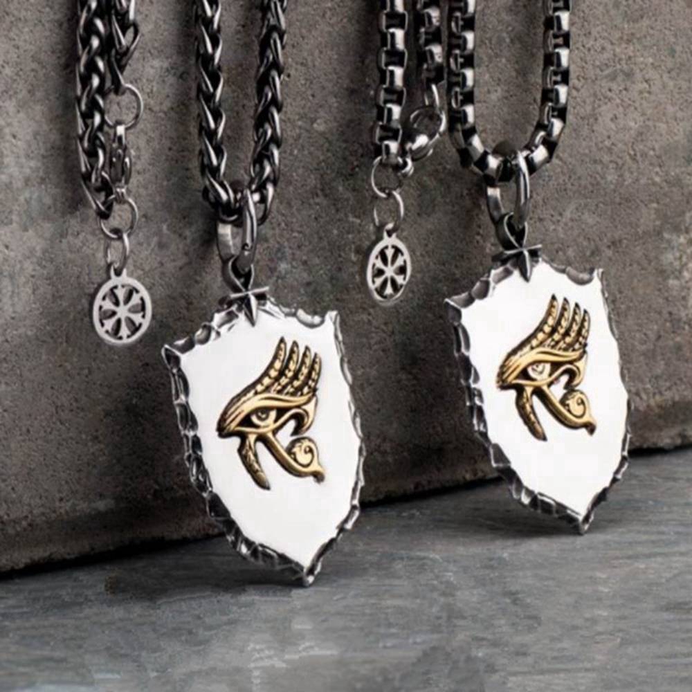 New Fashion Eye Pendant Necklace Men's Hip Hop Necklace