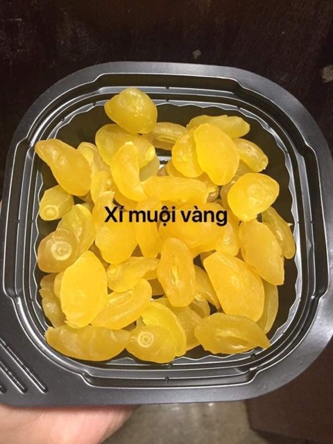 Sỉ bịch 2kg xí muội đào vàng trái to ngon chua ngọt
