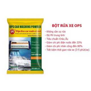 Combo 10 gói bột rửa xe không chạm ops cao cấp