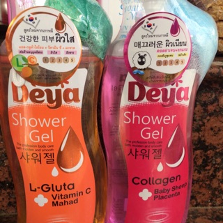 Sữa tắm Deya Shower gel 1000ml Thái Lan (tặng kèm bông tắm)