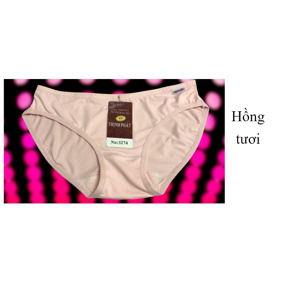 Quần lót nữ coton cao cấp Thịnh Phát size 45kg - 58kg - Set 5 cái