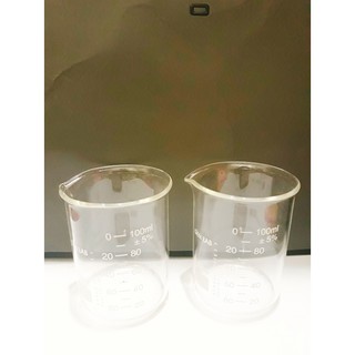 CỐC THỦY TINH CHỊU NHIỆT TỐT 100ML có mỏ