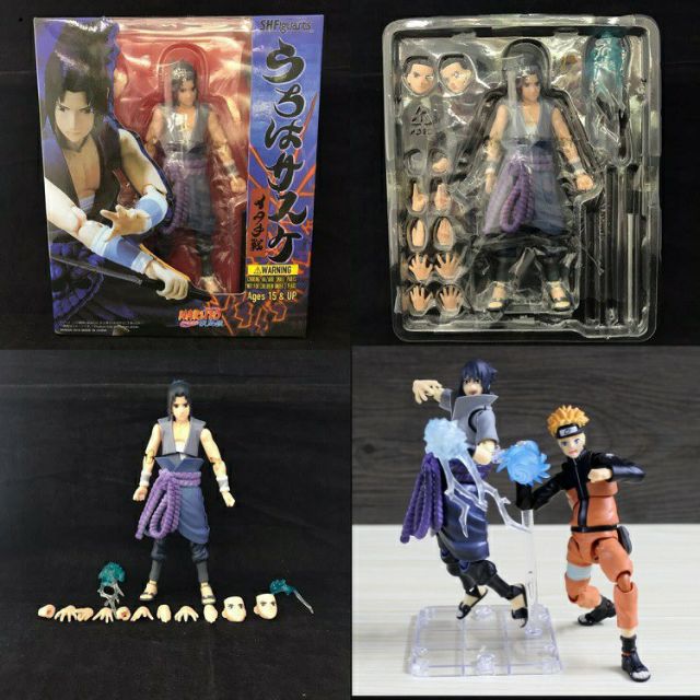 Mô hình khớp cử động Sasuke sắc nét từng chi tiết, khớp tốt, cao 15cm