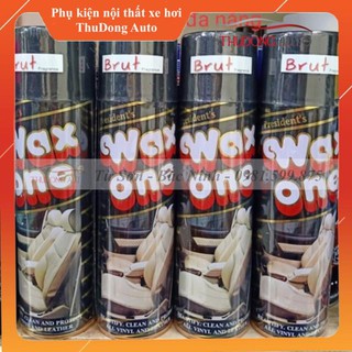 Xịt nội thất ghế da nội thất xe hơi - waxone xịt bóng dưỡng ghế da ô tô xe máy