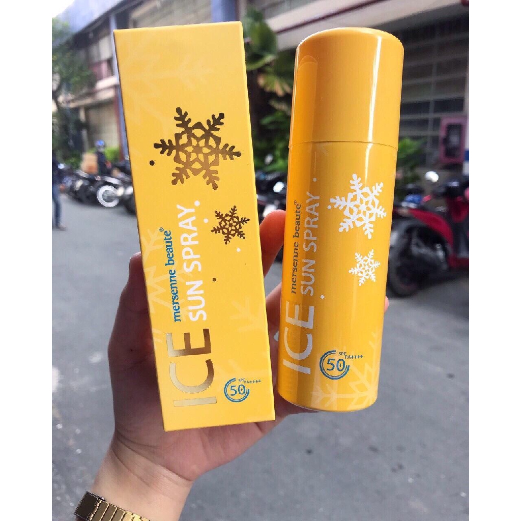 {Thanh Lý} Xịt Chống Nắng Ice Sun Spray Mersenne Beaute 100ml date 3/2023