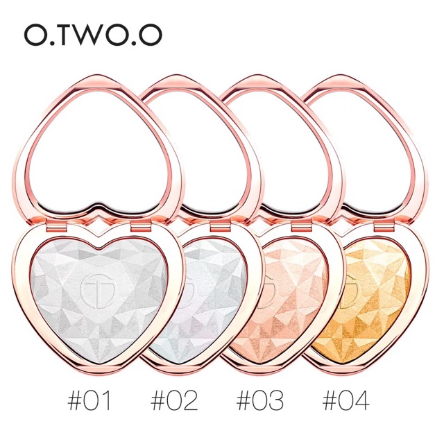 Phấn nén bắt sáng highlight  O.TWO.O trái tim | BigBuy360 - bigbuy360.vn