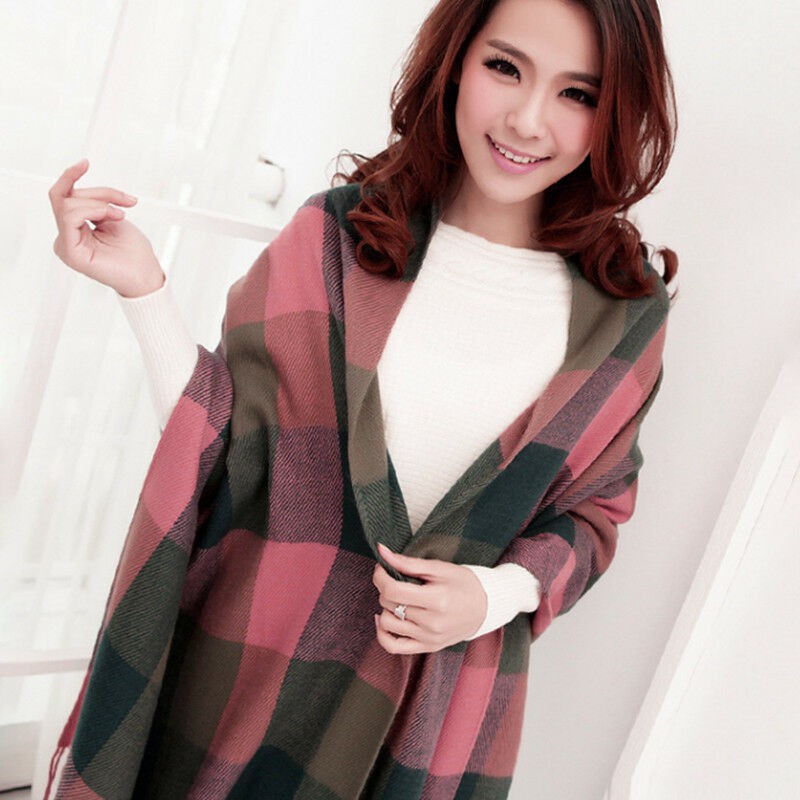 Khăn Choàng Cổ Dài 200cm Vải Pashmina Mềm Mại Ấm Áp Cho Nữ