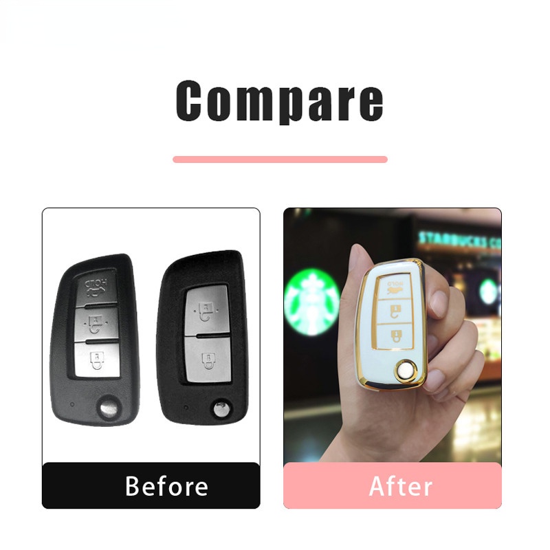 Vỏ Bảo Vệ Chìa Khóa Xe Hơi 2020 Nissan Qashqai J11 X-Trail Juke Micra Murano Livina Tiida Nismo Maxima Quest Altima Pulsar F15 Rogue Cefiro A32