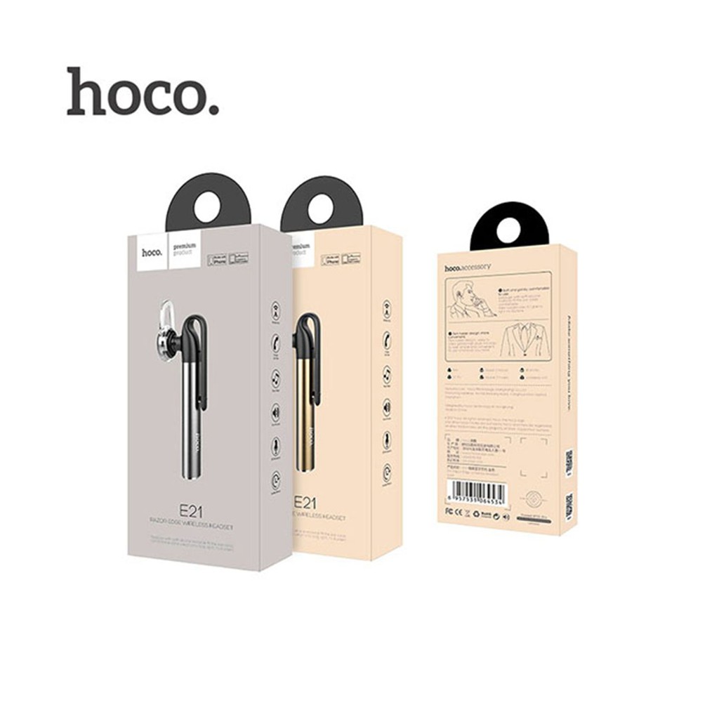 Tai Nghe Bluetooth Hoco E21 Kiểu Dáng Đẹp - Bảo Hành 1 Năm