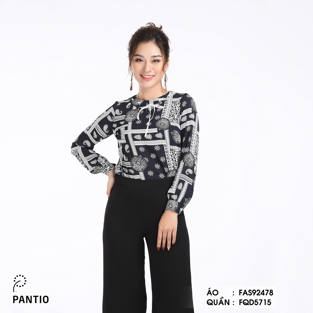 Quần nữ dáng suông pha ren FQD5715 - PANTIO