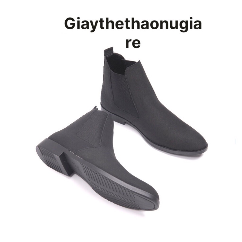 Giày boots nam Chelsea Boots Classic đế khâu Cao Cấp ( đặt lùi 1 size)