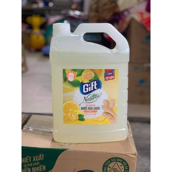 Nước Rửa Chén Siêu Sạch Gift Can 3,8 lít