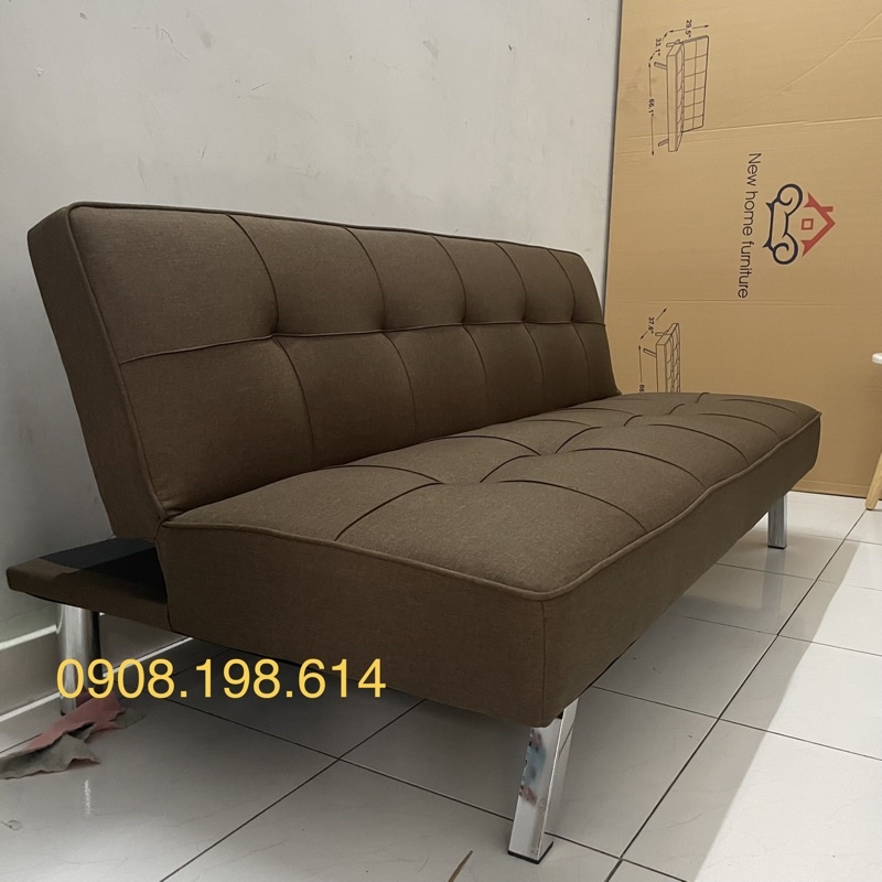 Thanh lý xả kho ghế Sofa Bed Giá Rẻ - Sofa Giường chân kim loại hàng xuất nguyên thùng giấy