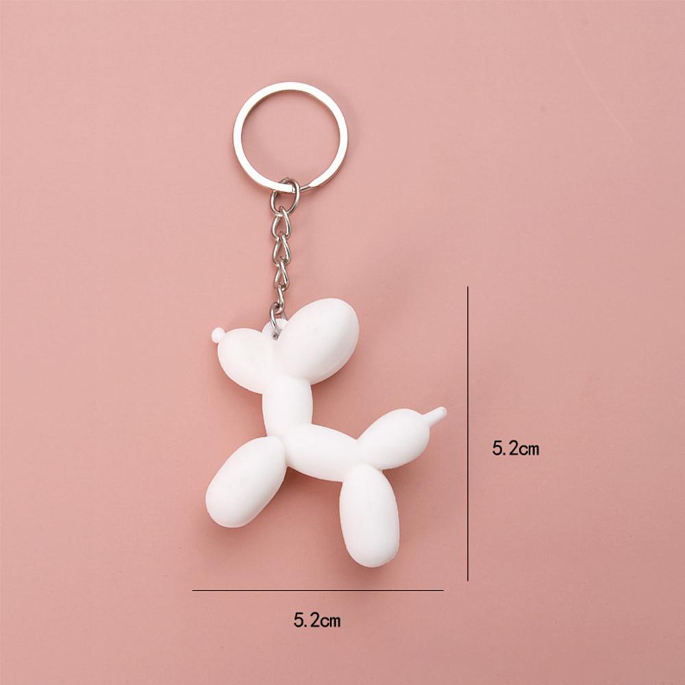 Móc Khóa Hình Chú Chó Bằng Cao Su PVC Mềm Dễ Thương