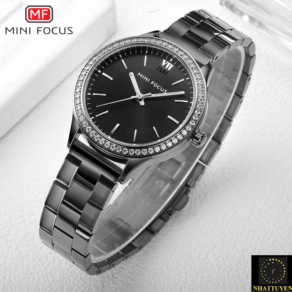 [ xả kho ] ĐỒNG HỒ NỮ MINI FOCUS 0043L DÂY THÉP CHÍNH HÃNG