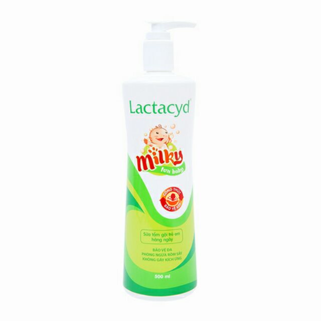 Sữa tắm Lactacyd Milky 250ml và 500ml (Hàng chuẩn cty phân phối) | BigBuy360 - bigbuy360.vn