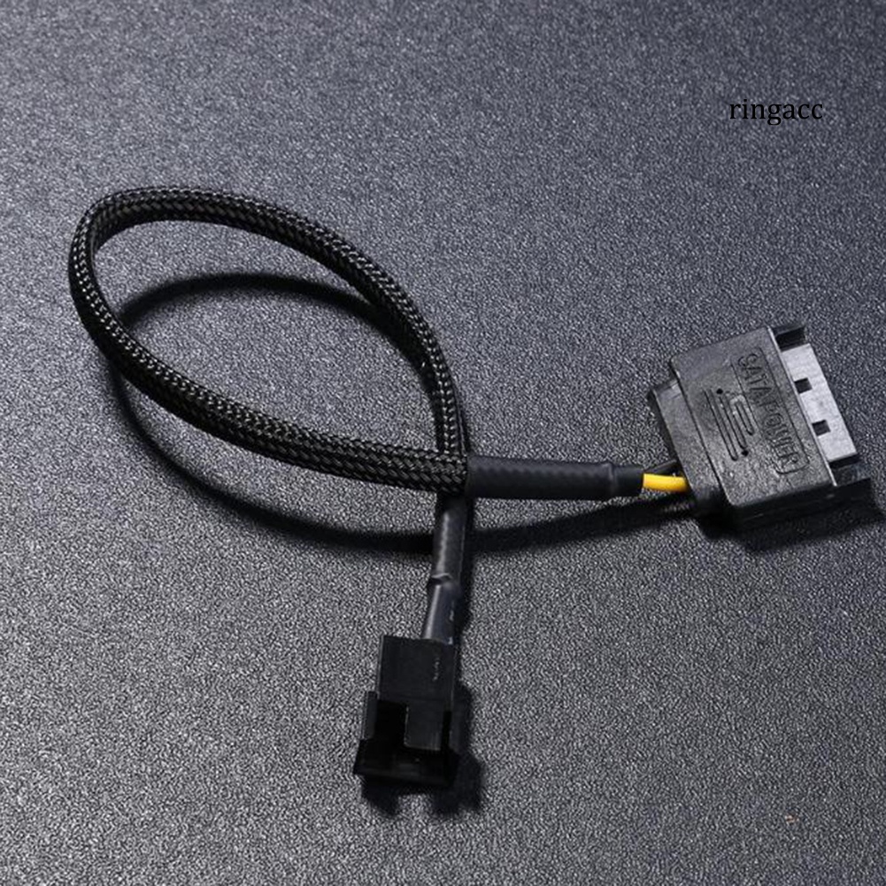 Dây Cáp Chuyển Đổi Nguồn Sata 15pin Sang 3pin 4pin Cho Quạt Tản Nhiệt Máy Tính