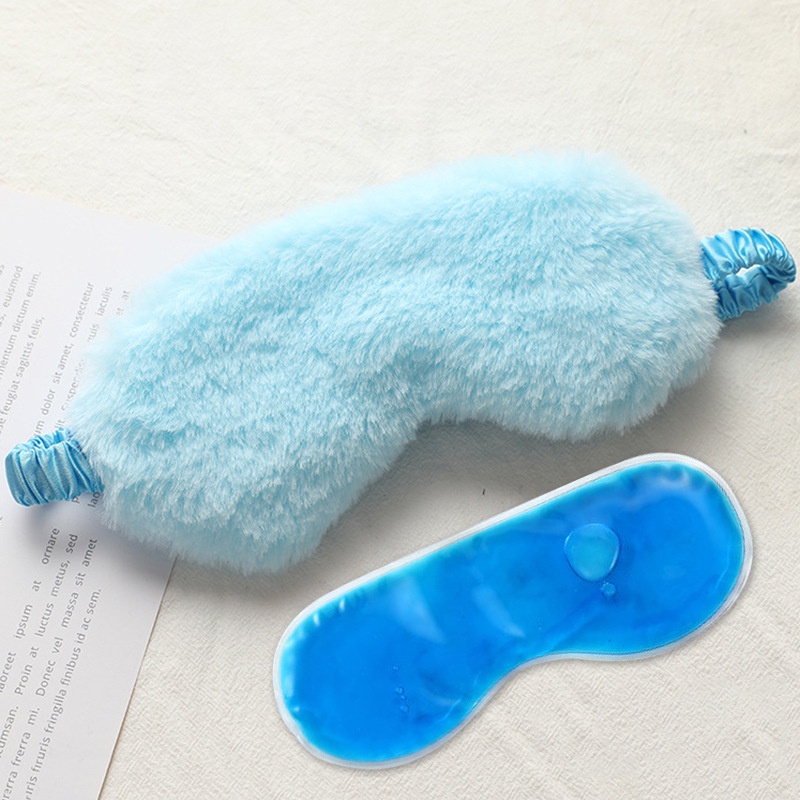 Bịt che mắt ngủ len có gel làm mát túi nước cute dễ thương Hàn Quốc iLita đồ dành cho bé và người lớn cao cấp massage