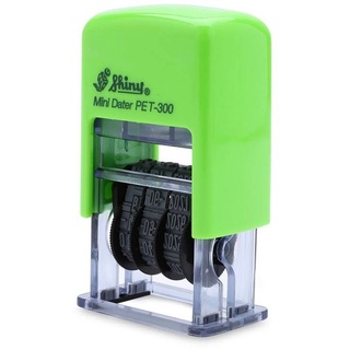 Dấu ngày tháng năm Shiny PET300 Dấu liền mực