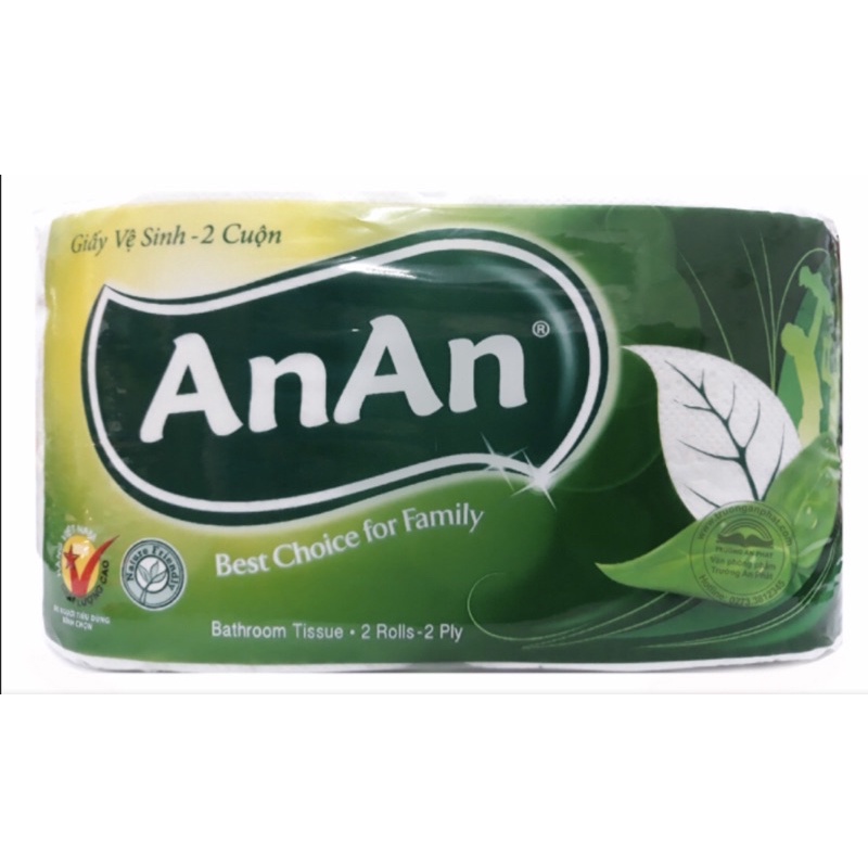 ( giá sỉ)Giấy cuộn An An 1 lốc/10 cuộn.