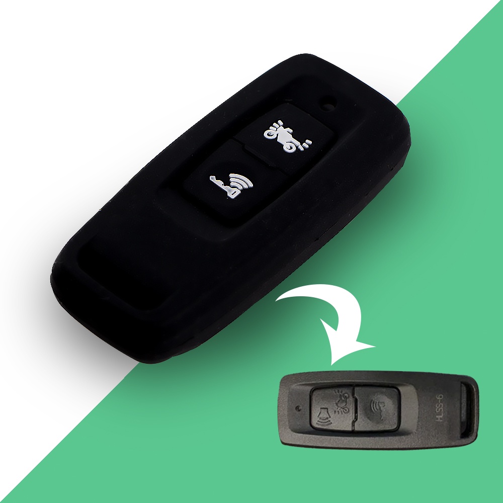 Vỏ Silicon Bảo Vệ Chìa Khóa Xe Hơi Có 3 Nút Bấm Cho HONDA PCX 160 PCX160 SH350 VISION 2021