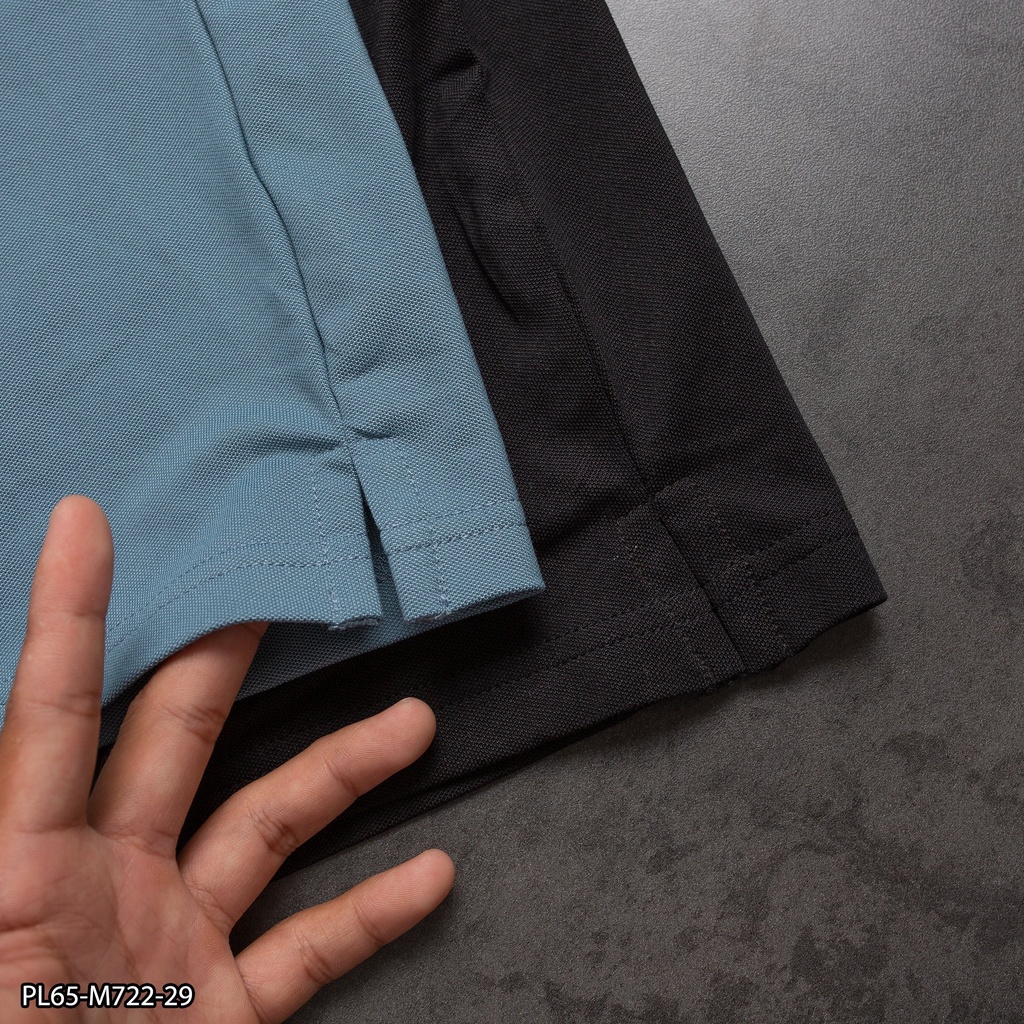 Áo Polo nam Lacos.te cá sấu cotton 100% PL65 - Áo nam VNXK logo thêu nổi