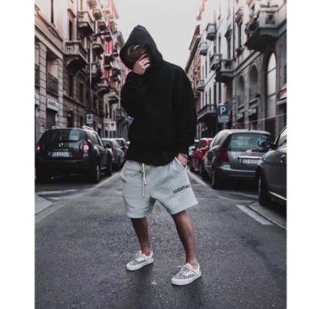 Quần short nỉ cotton Essentials , quần nam nữ unisex | BigBuy360 - bigbuy360.vn