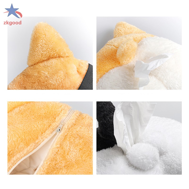 Hộp Đựng Khăn Giấy Hình Mông Chú Chó Corgi/Chú Mèo Đáng Yêu | BigBuy360 - bigbuy360.vn