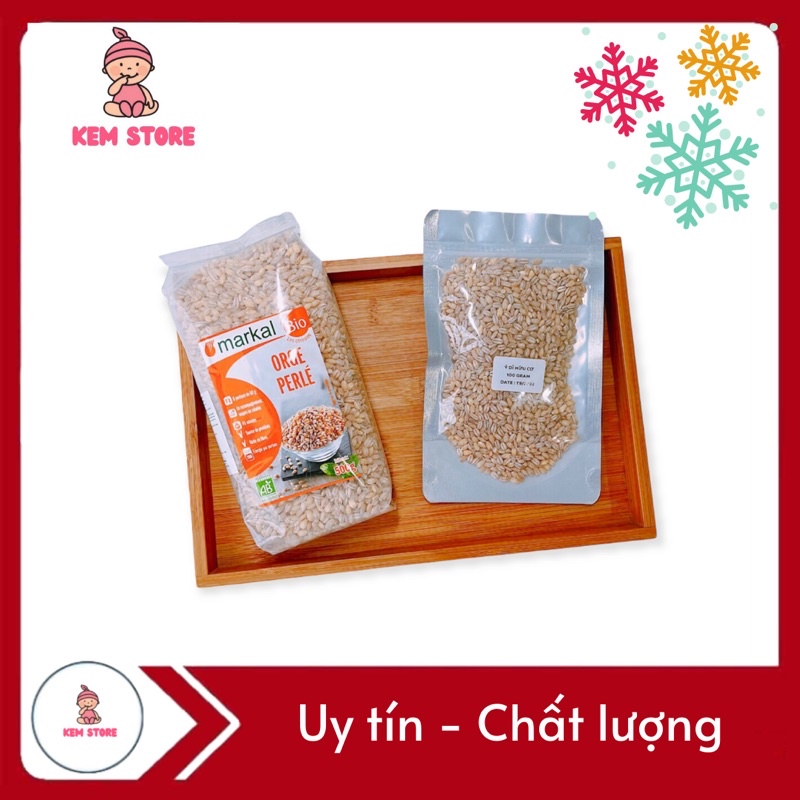 Hạt lúa mạch ngọc trai hữu cơ Markal tách lẻ 100g (ý dĩ)
