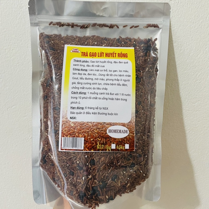 Trà Gạo Lứt Huyết Rồng Sỉ 10 Kg