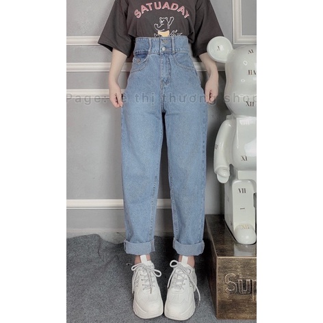 🔅Baggy Jeans 2 Nút Túi Nắp
