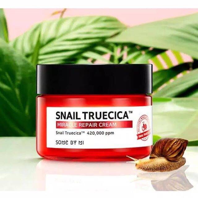 [Chính Hãng] Kem Dưỡng Ốc Sên Mờ Sẹo, Phục Hồi Da Some By Mi Snail Truecica Fullsize 60g