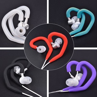 2 Chiếc Tai Nghe Silicon Earhook Chạy Thể Thao Tai Nghe Phụ Kiện Tai Nghe