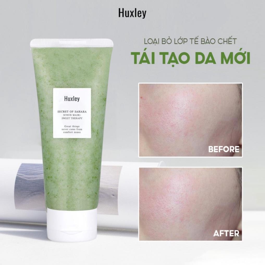 Huxley - Tẩy Tế Bào Chết Huxley  Mặt Xương Rồng - Mặt Nạ Tẩy Da Chết Secret Of Sahara Scrub Mask Hàn Quốc 120gr