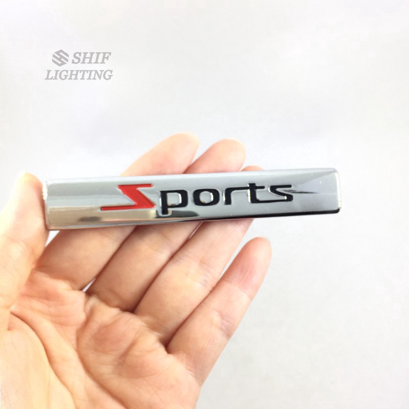 Nhãn dán chữ thương hiệu cho xe hơi thể thao