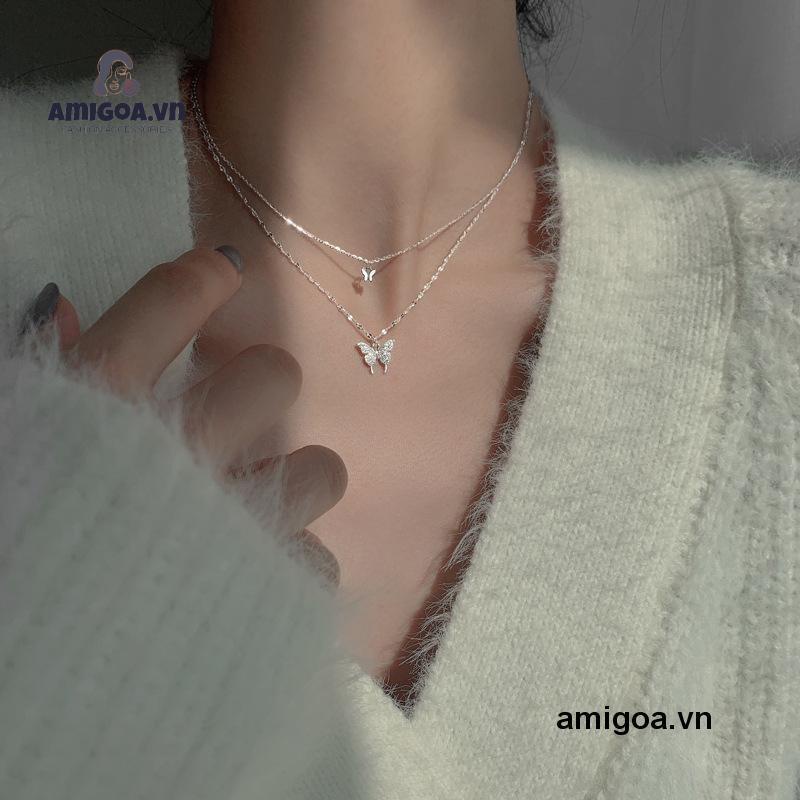 ✨✨vòng cổ Choker Mặt Trái Tim Và Bướm Đơn Giản Thời Trang Hàn Quốc Cho Nữ