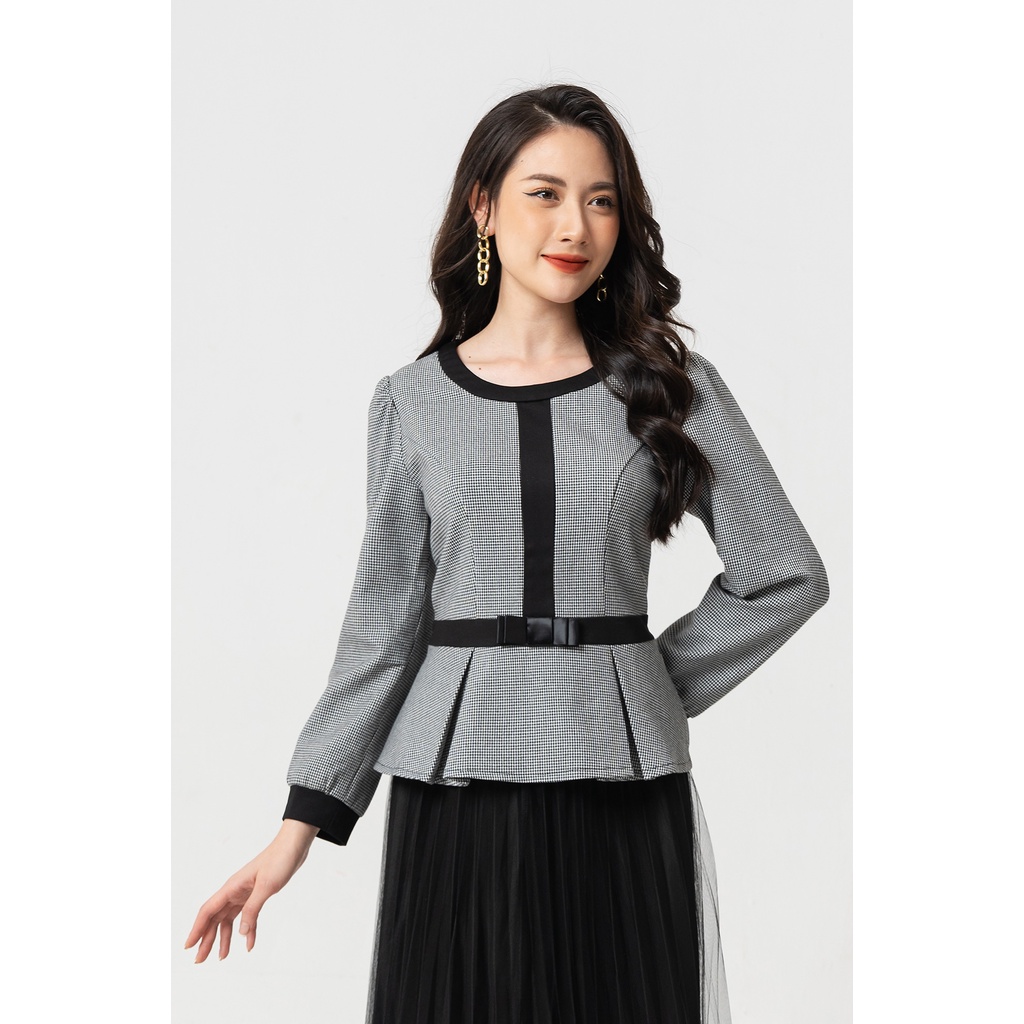 áo peplum phối đai eo GBT008 by Lamer L61B21T043