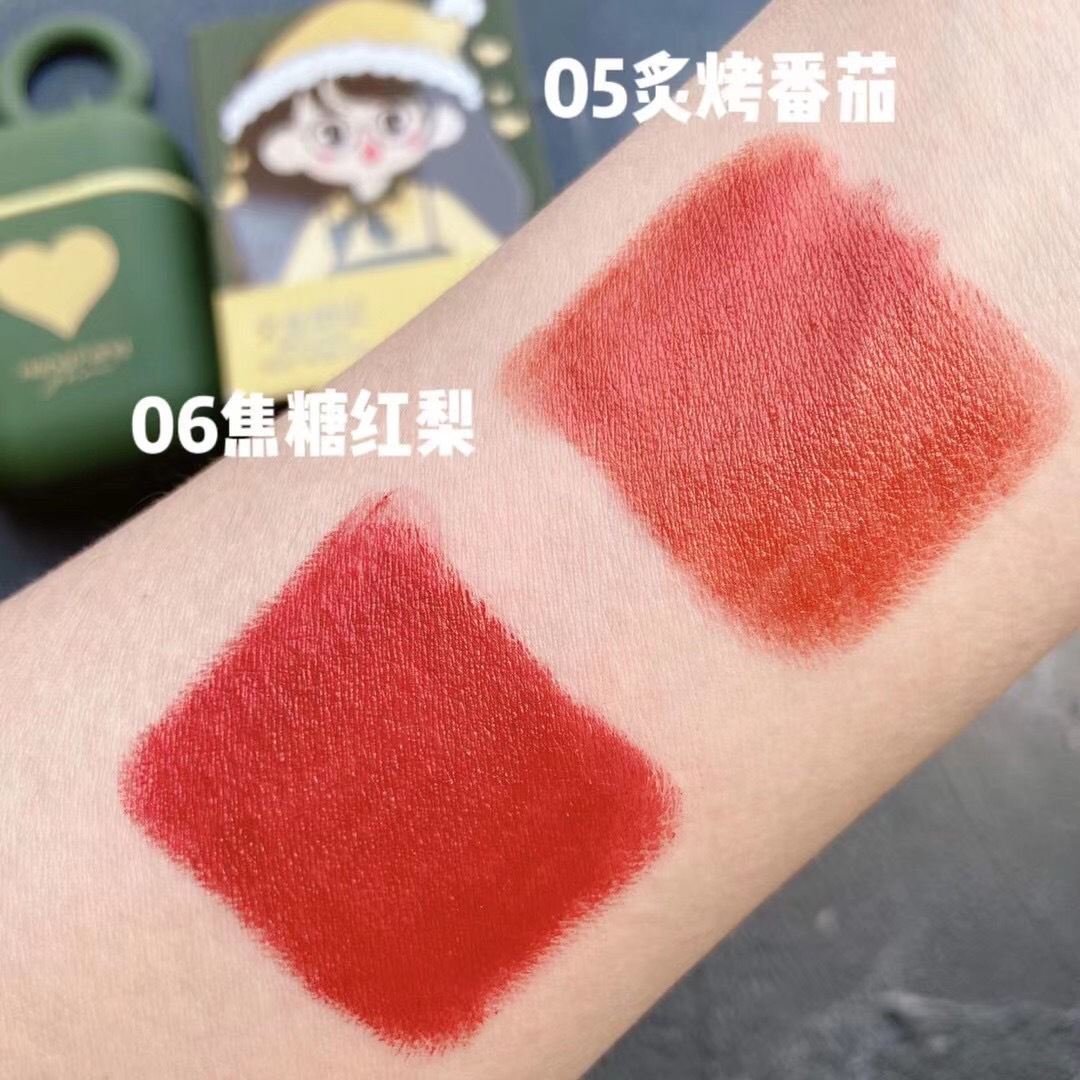 Bộ 2 son HengFang vỏ giống hộp sạc tai nghe airpods S+ kèm dây đeo tay | BigBuy360 - bigbuy360.vn