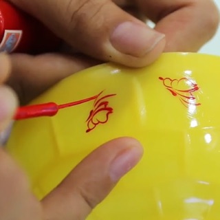 Chén nhựa tập vẽ / sơn