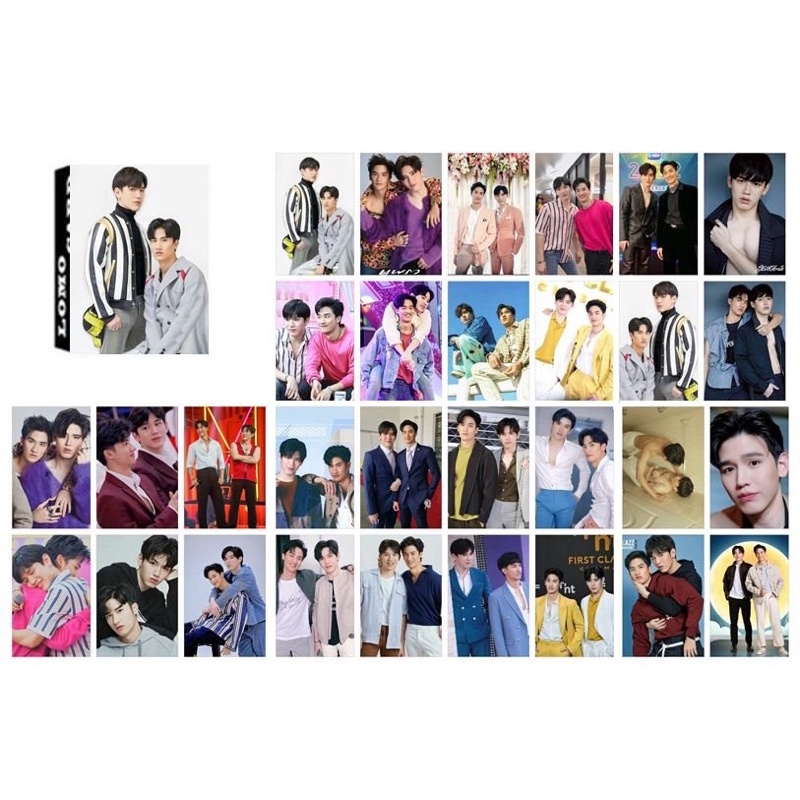 UNOFF Tổng hợp lomo hình ảnh nhiều cặp idol Thái Lan CP BoyLove 1 hộp gồm 30 tấm