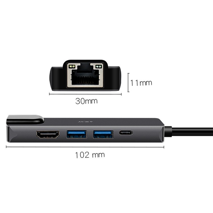 [Mã 254ELSALE giảm 7% đơn 300K] Hub Usb C type-c cho Macbook Air/ Pro 2020