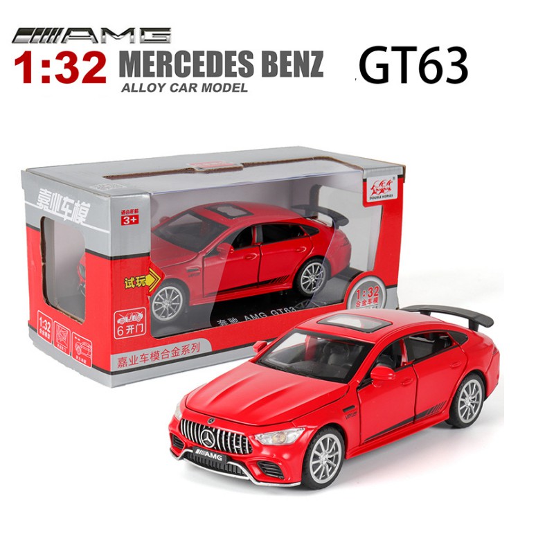 Xe ô tô đồ chơi trẻ em Mercedes AMG GT63S mô hình tỉ lệ 1:32 bằng kim loại có âm thanh và đèn mở các cửa