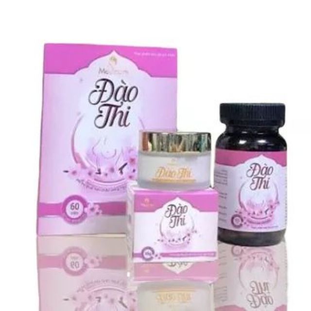 Combo viên uống nở ngực và kem bôi ĐÀO THI
