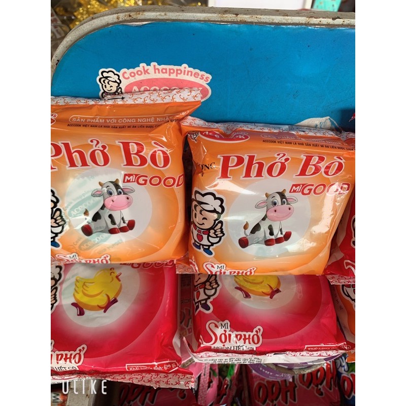 Set 10 Gói Mì Hương Vị Phở Gà/ Bò Good Acecook 68gr