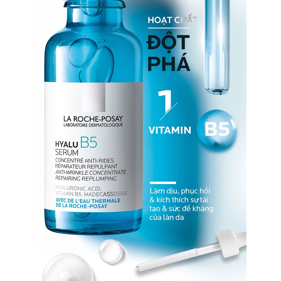 Tinh Chất Phục Hồi Da La Roche-Posay Hyalu B5 Serum 30ml Hasaki Sản phẩm chính hãng