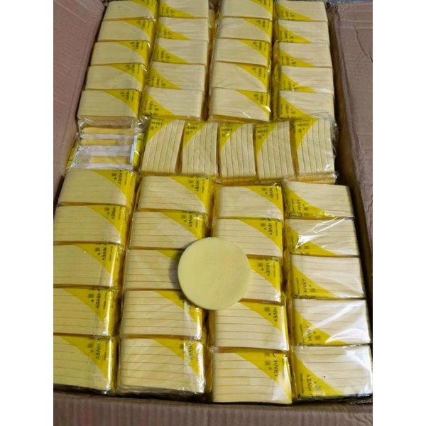 Bông Nở Rửa Mặt Gói 12 Thanh