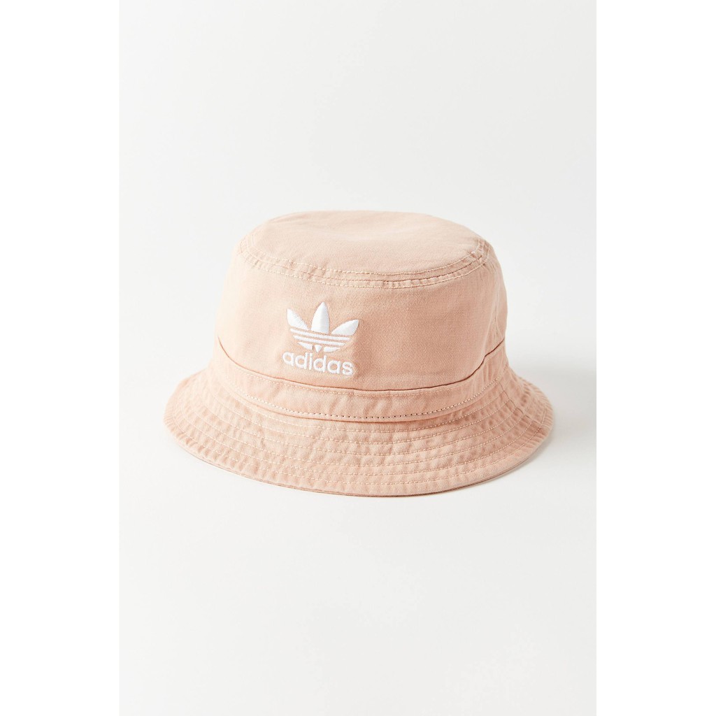 (HÀNG XUẤT XỊN) Mũ Bucket das hồng cam H24 ADICOLOR BUCKET HAT WASHED PINK CL5260 Made in Thailand full tag code