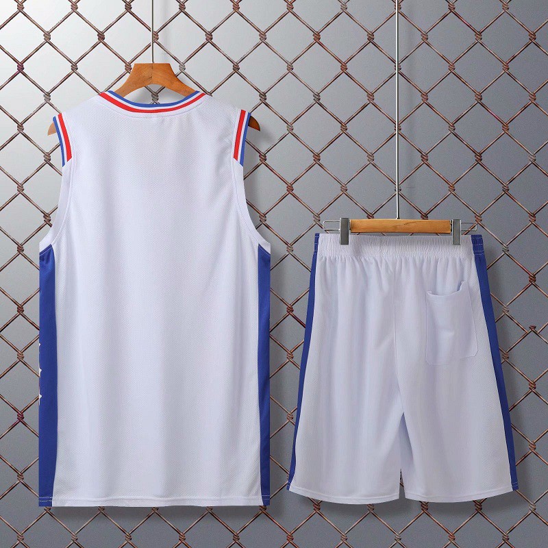 Bộ quần áo bóng rổ NBA Philadenphia 76ers không số nam nữ vải thun mè thoáng mát thấm mồ hôi tốt may tỉ mỉ đẹp giá rẻ
